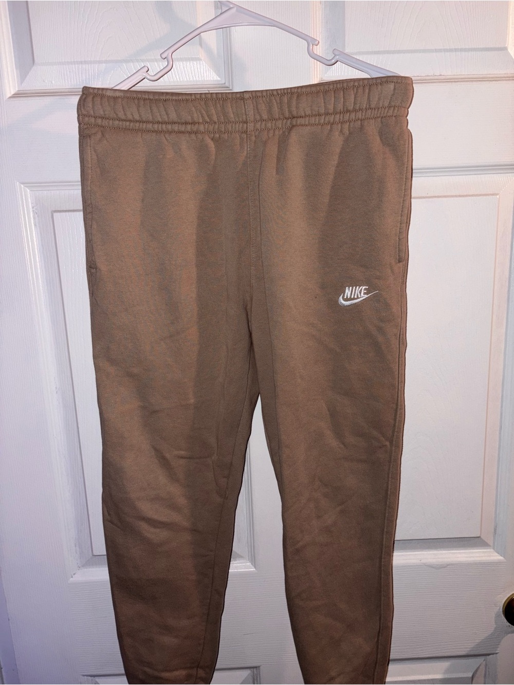 Nike Kids Tan/Camel Fleece Joggers